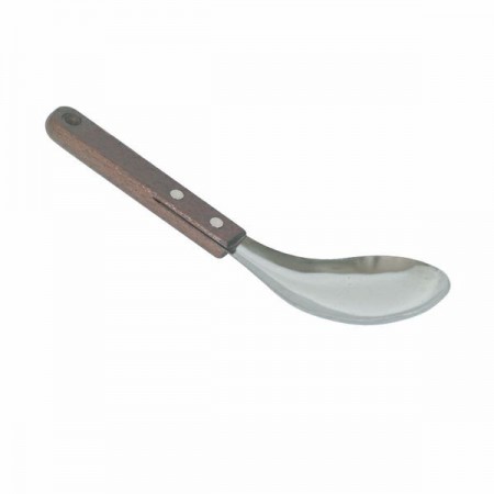 Thunder Group SLLA002 Vegetable Spoon with Wood Handle 9"