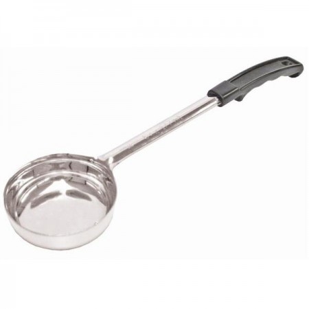 Thunder Group SLLD004 Stainless Steel Portion Controller with Gray Handle 4 oz.