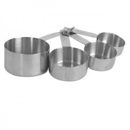 Thunder Group SLMC2414 Stainless Steel 4-Piece Measuring Cup Set