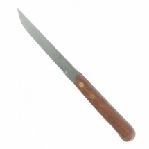 Thunder Group SLSK008 Steak Knife / Wood Handle 4-1/2&quot; - 1 doz