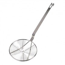 Thunder Group SLSKS007 Nickel-Plated Spiral Wire Skimmer 7&quot; x 20&quot;