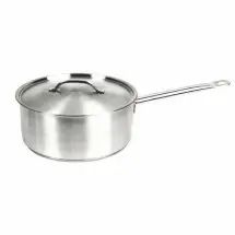 Thunder Group SLSSP060 Stainless Steel Sauce Pan with Lid 6 Qt.