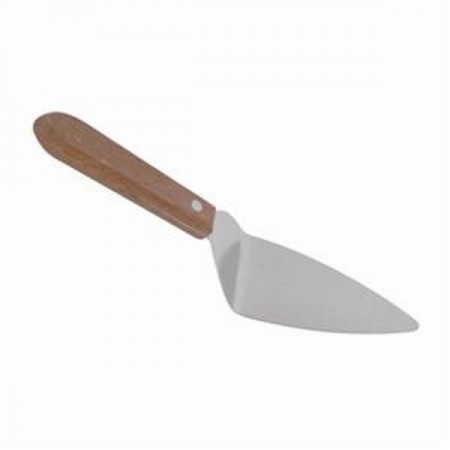 Thunder Group SLTWPS005 Pizza Server with Wood Handle, 3" x 4-1/4" 