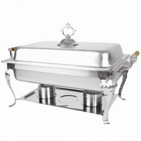 TigerChef Full Size Rectangular Deluxe Chafer 8 Qt.