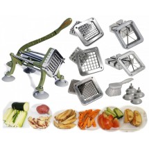 TigerChef Heavy Duty French Fry Cutter Complete Set