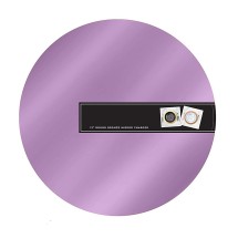 TigerChef Round Lavender Lightweight Mirror Charger Plate 13