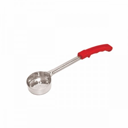 TigerChef Solid Portion Control Ladle with Red Handle 2 oz.