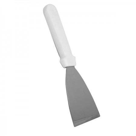 TigerChef Stainless Steel Pan Scraper with Plastic Handle 3"