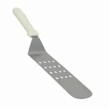 TigerChef Stainless Steel Perforated Turner with Plastic Handle 8-1/2&quot;