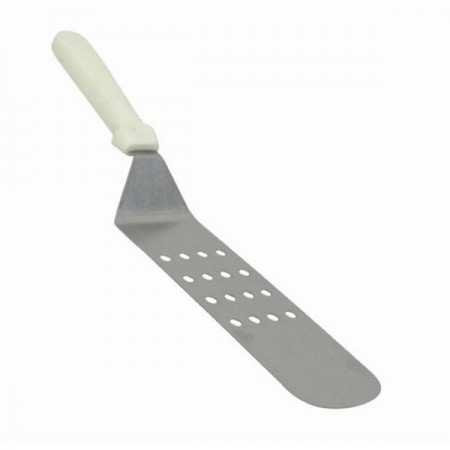 TigerChef Stainless Steel Perforated Turner with Plastic Handle 8-1/2"