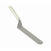 TigerChef Stainless Steel Solid Turner with Plastic Handle 8-1/2&quot;