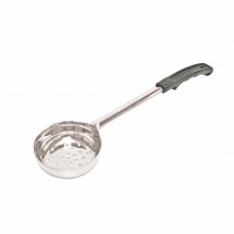TigerChef Two Piece Perforated Portion Control Ladle with Gray Handle 4 oz.