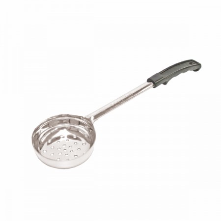 TigerChef Two Piece Perforated Portion Control Ladle with Gray Handle 4 oz.