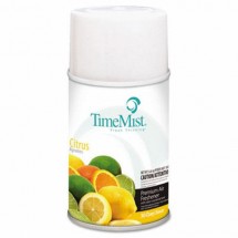 TimeMist Premium Metered Air Freshener Refill, Citrus, 6.6 oz. Aerosol, 12/Carton