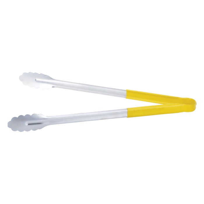 CAC China STCH-16YL Tong with Yellow Handle 16"