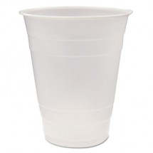 Translucent Plastic Cups, 16 oz., 960/Carton 