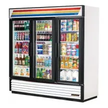 True GDM-72-HC~TSL01 3-Section Swing Glass Door Refrigerated Merchandiser78&quot;