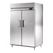 True STA2HPT-2S-2S 2-Section Pass-Thru Solid Front / Solid Back Door Heated Cabinet 52 5/8&quot;
