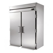True STA2HRI-2S2-Section Solid Door Roll In Solid Door Heated Cabinet 68&quot;