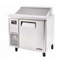 Turbo Air JST-36-N 1 Door Side Mount Refrigerated Sandwich Prep Table 36
