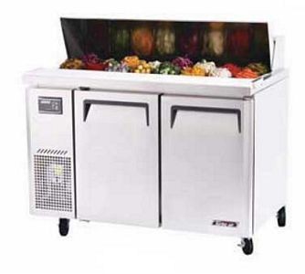 Turbo Air JST-48-N 2 Door Side Mount Refrigerated Sandwich Prep Table 48