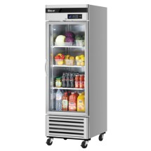 Turbo Air TSR-23GSD-N6 Super Deluxe  One-Section Reach-In Glass Door Refrigerator