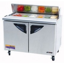 Turbo Air TST-48SD-N Super Deluxe 2 Door Refrigerated Sandwich Prep Table 48