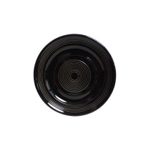 Tuxton CBA-074 Black Concentrix  China Plate 7-1/2&quot; - 2 doz