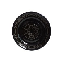 Tuxton CBA-090 Black Concentrix  China Plate 9&quot; - 2 doz