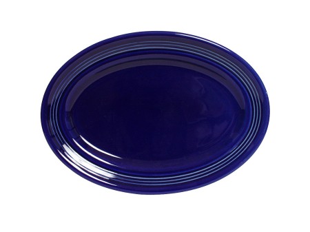 Tuxton CCH-116 Cobalt Concentrix  Oval Platter 11-1/2" x 8-3/8" - 1 doz