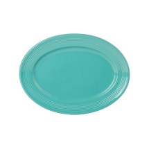 Tuxton CIH-116 Island Blue Concentrix  Oval Platter 11-1/2&quot; x 8-3/8&quot; - 1 doz