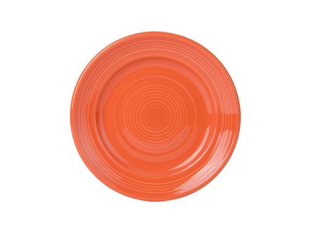 Tuxton CPA-074  Papaya Concentrix  China Plate 7-1/2" - 2 doz
