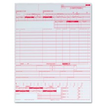 UB04 Hospital Insurance Claim Form, 8 1/2 x 11, Laser Printer, 2500 Forms
