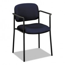 HON VL616 Scatter Navy Fabric Stacking Guest Chair with Arms