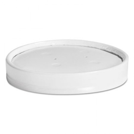 Chinet White Vented Paper Lids, Fits 8 oz to 16 oz Cups, 1000/Carton