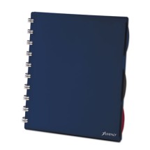 Versa Crossover Notebook, 1 Subject, Wide/Legal Rule, Navy Cover, 11 x 8.5, 60 Sheets
