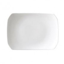 Vertex China RB-R16 Rubicon White Pedestal Platter 10-1/2&quot; - 1 doz