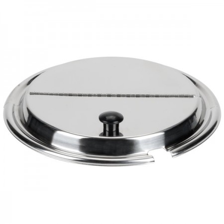 Vollrath 47486 Kool Touch Hinged Stainless Steel Inset Cover 9-1/2