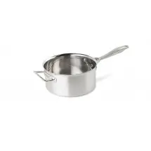 Vollrath 47742 Intrigue Stainless Steel Sauce Pan with Helper Handle 4.25 Qt.