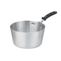 Vollrath 68301 Wear-Ever Natural Finish Tapered Sauce Pan with TriVent Silicone Handle 1.5 Qt.
