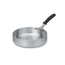 Vollrath 68733 Wear-Ever Classic Select Straight Sided Heavy Duty Aluminum Saute Pan with TriVent Silicone Handle 3 Qt.