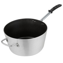 Vollrath 69310 Wear-Ever Tapered Sauce Pan with SteelCoat x3 Non-Stick Interior and TriVent Silicone Handle 10 Qt.
