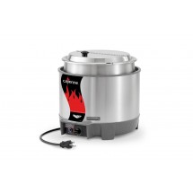 Vollrath 72009 Cayenne Round &quot;Heat n' Serve&quot; Rethermalizer / Warmer Package with Inset and Cover 11 Qt.