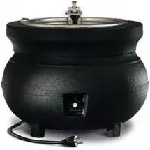 Vollrath 72180 Cayenne Colonial Soup Kettle Rethermalizer with Black Finish 7 Qt.