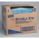 Wypall X70 Foodservice Towels, 1/4 Fold, Blue, 300 Towels/Carton