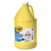 Crayola Washable Paint, Yellow, 1 gal