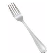Winco 0005-06 Dots Heavyweight 18/0 Stainless Steel Salad Fork - 1 doz