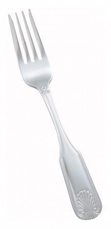 Winco 0006-06 Toulouse Extra Heavy Weight 18/0 Stainless Steel Salad Fork - 1 doz
