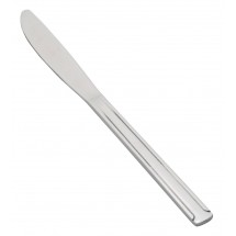 Winco 0014-08 Dominion Heavy Weight Stainless Steel Dinner Knife - 1 doz