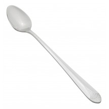 Winco 0031-02 Peacock Extra Heavy Weight Stainless Steel Iced Teaspoon - 1 doz